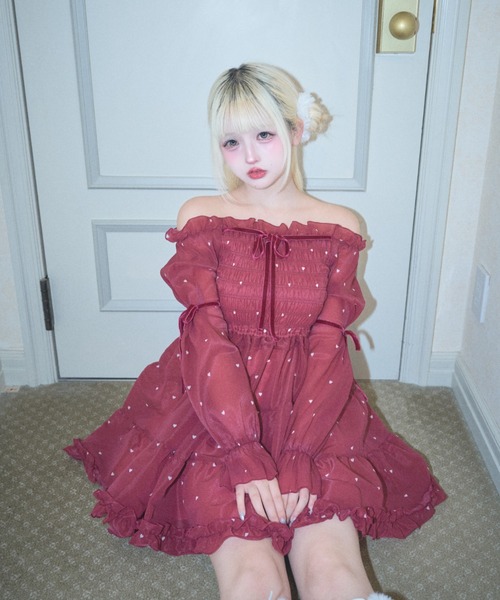 Lovilyn（ラヴィリン）の「アイドルワンピース new ver.（ワンピース・レディース・ピンク/ブルー/レッド・FREE）」の3枚目の写真