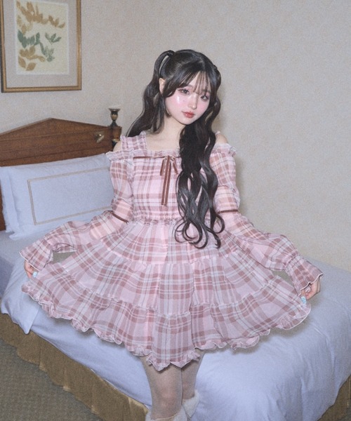 Lovilyn（ラヴィリン）の「アイドルワンピース new ver.（ワンピース・レディース・ピンク/ブルー/レッド・FREE）」の2枚目の写真