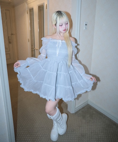 Lovilyn（ラヴィリン）の「アイドルワンピース new ver.（ワンピース・レディース・ピンク/ブルー/レッド・FREE）」の4枚目の写真