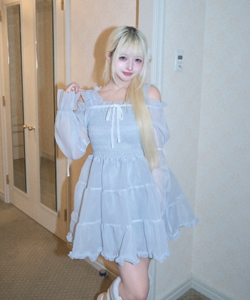 Lovilyn（ラヴィリン）の「アイドルワンピース new ver.（ワンピース・レディース・ピンク/ブルー/レッド・FREE）」の5枚目の写真