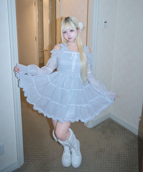Lovilyn（ラヴィリン）の「アイドルワンピース new ver.（ワンピース・レディース・ピンク/ブルー/レッド・FREE）」の7枚目の写真