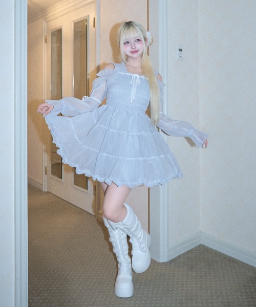 Lovilyn（ラヴィリン）の「アイドルワンピース new ver.（ワンピース・レディース・ピンク/ブルー/レッド・FREE）」の8枚目の写真