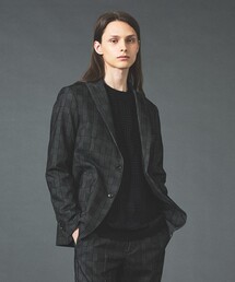 5351 POUR LES HOMMES（ゴーサンゴーイチプールオム）の「【セットアップ対応】グレンチェック フロックプリント ジャケット（セットアップ）」
