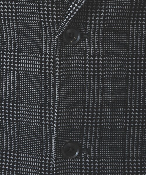 5351 POUR LES HOMMES（ゴーサンゴーイチプールオム）の「【セットアップ対応】グレンチェック フロックプリント ジャケット（セットアップ・メンズ・グレー/ブラック・50/48/44/46）」の12枚目の写真