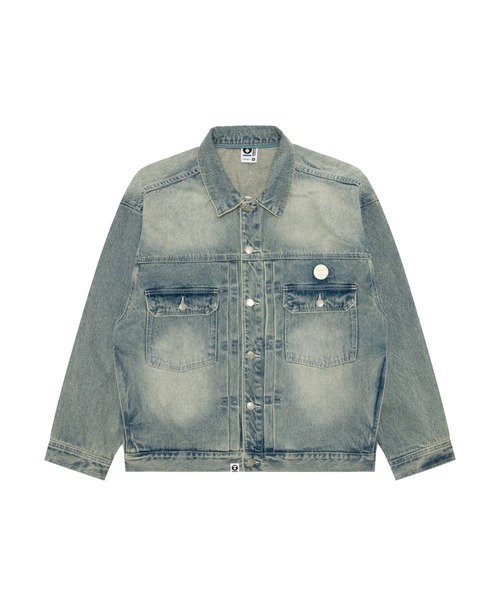 AAPE BY A BATHING APE(エーエイプバイアベイシングエイプ)の「AAPE NOW DENIM JACKET(detachable)(ミリタリージャケット・メンズ・ライトブルー・LARGE/X-LARGE/SMALL/MEDIUM)」の3枚目の写真
