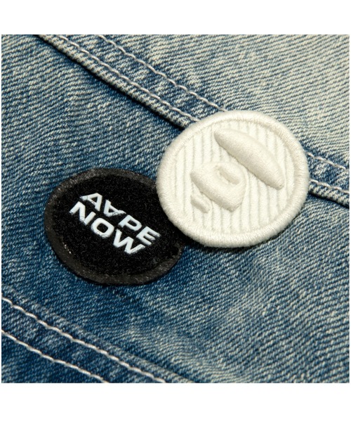 AAPE BY A BATHING APE(エーエイプバイアベイシングエイプ)の「AAPE NOW DENIM JACKET(detachable)(ミリタリージャケット・メンズ・ライトブルー・LARGE/X-LARGE/SMALL/MEDIUM)」の4枚目の写真