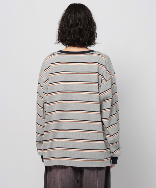 niko and...(ニコアンド)の「COLORマイスターロンTEE(Tシャツ/カットソー・レディース・ブラウン/イエロー/グレー/カーキ・BIG(L)/MEDIUM)」の8枚目の写真