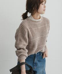 URBAN RESEARCH Sonny Label（アーバンリサーチサニーレーベル）の「モールヤーンクルーネックニットプルオーバー（ニット/セーター）」