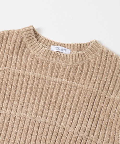URBAN RESEARCH Sonny Label(アーバンリサーチサニーレーベル)の「モールヤーンクルーネックニットプルオーバー(ニット/セーター・レディース・ブラウン/ベージュ系その他/ブルー/オフホワイト・FREE)」の22枚目の写真