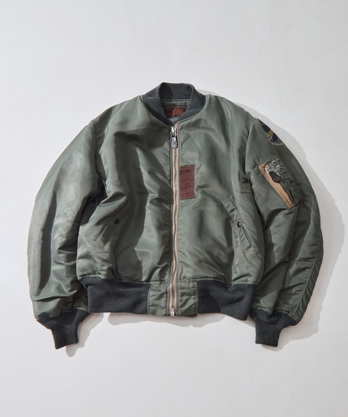 Buzz Rickson's(バズリクソンズ)の「【BUZZ RICKSON’S/バズリクソンズ】MA-1 1st MODEL ALBERT TURNER & CO. INC.(MA-1・メンズ・カーキ・XL/L/M)」の1枚目の写真