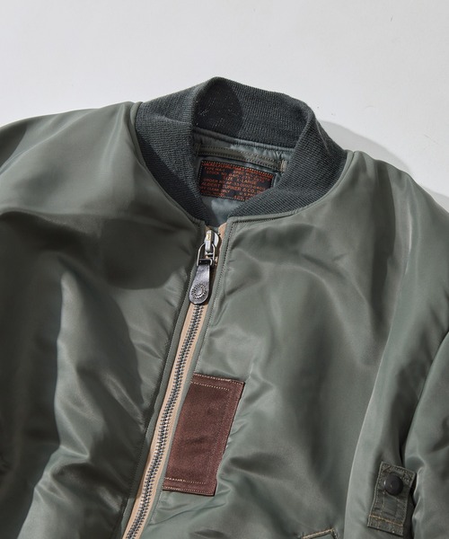 Buzz Rickson's(バズリクソンズ)の「【BUZZ RICKSON’S/バズリクソンズ】MA-1 1st MODEL ALBERT TURNER & CO. INC.(MA-1・メンズ・カーキ・XL/L/M)」の2枚目の写真
