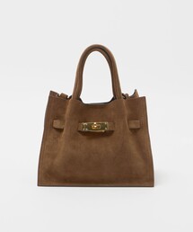 ＜VIOLAd’ORO＞TRERO スエード トートバッグ S