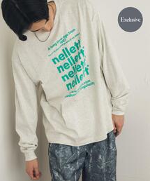 『別注』LOVEPOPSTUDIO×SENSE OF PLACE ロングTシャツ