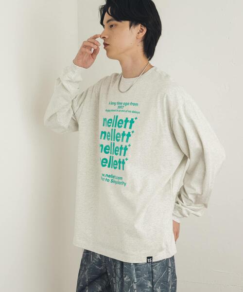 SENSE OF PLACE by URBAN RESEARCH(センスオブプレイスバイアーバンリサーチ)の「『別注』LOVEPOPSTUDIO×SENSE OF PLACE ロングTシャツ(Tシャツ/カットソー・メンズ・ピンク/グレー/ブラウン・MEDIUM/LARGE)」の14枚目の写真