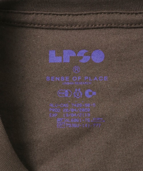 SENSE OF PLACE by URBAN RESEARCH(センスオブプレイスバイアーバンリサーチ)の「『別注』LOVEPOPSTUDIO×SENSE OF PLACE ロングTシャツ(Tシャツ/カットソー・メンズ・ピンク/グレー/ブラウン・MEDIUM/LARGE)」の9枚目の写真