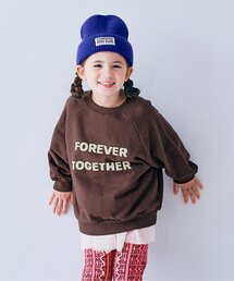 p.premier（ピードットプルミエ）の「親子お揃いでイロチ買いしたいロゴトレーナー（スウェット）」