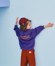 p.premier（ピードットプルミエ）の「親子お揃いでイロチ買いしたいロゴトレーナー（スウェット）」