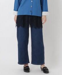 シアーレース レイヤードスカート