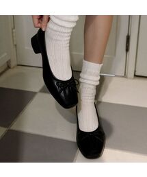CLAUD ソフトフィット リボンパンプス -WA9022(2色)