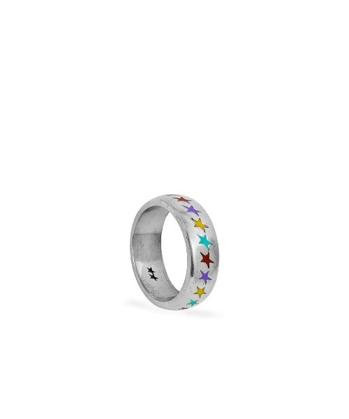Two Jeys（トゥージェイズ）の「ENAMELED MULTICOLOR STARLINE RING M（リング・メンズ・シルバー・20/22/18）」の2枚目の写真