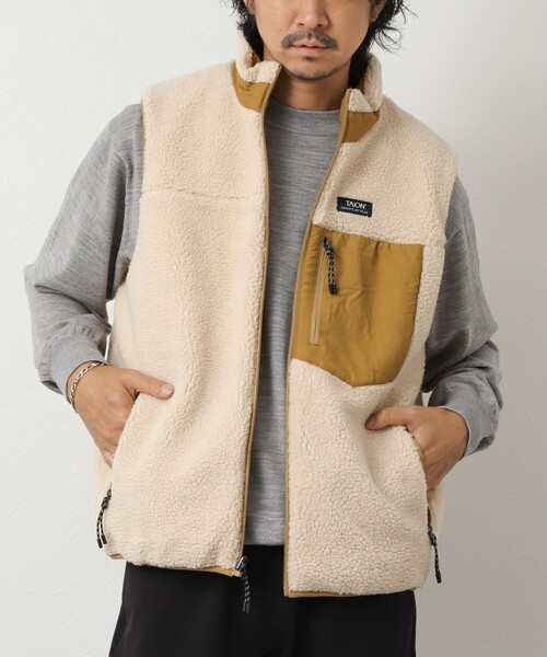 TAION/タイオン】MOUNTAIN R/S DOWN×BOA Hi-NECK VEST 26AW（ダウン