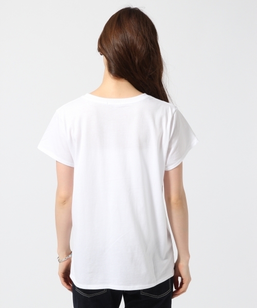 GLOBAL WORK（グローバルワーク）の「オーガニックポケT半袖/709715（Tシャツ/カットソー・レディース・ダークブルー/オレンジ/その他/グレー/ホワイト/カーキ/ブラック/グリーン系その他/ライトピンク・SMALL/LARGE/MEDIUM）」の13枚目の写真