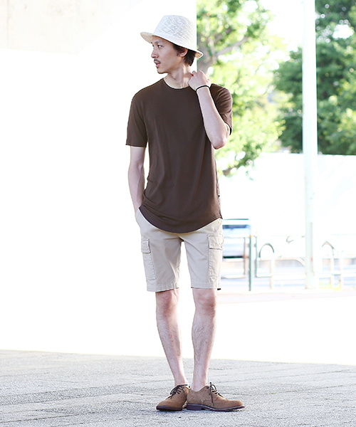 BASECONTROL（ベースコントロール）の「ミリタリーカーゴショーツ（カーゴパンツ・メンズ・カーキ/ネイビー/ベージュ系・MEDIUM/X-LARGE/SMALL/LARGE）」の19枚目の写真