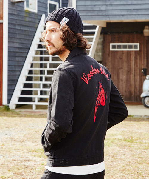 HYSTERIC GLAMOUR(ヒステリックグラマー)の「ウエスタンJK(ブルゾン・メンズ・ホワイト/ブラック・LARGE/MEDIUM/SMALL)」の6枚目の写真