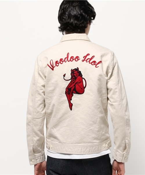 HYSTERIC GLAMOUR(ヒステリックグラマー)の「ウエスタンJK(ブルゾン・メンズ・ホワイト/ブラック・LARGE/MEDIUM/SMALL)」の15枚目の写真