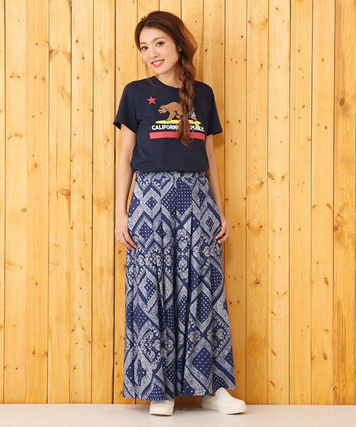 RODEO CROWNS WIDE BOWL（ロデオクラウンズワイドボウル）の「カット スカンツ（その他パンツ・レディース・ダークネイビー/カーキ/ブラック/トップグレー/ブラック系その他・FREE）」の5枚目の写真