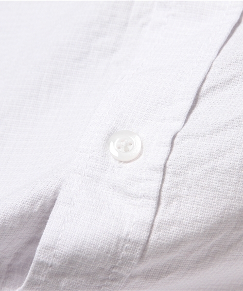 MEN'S BIGI(メンズビギ)の「パナマドビー半袖シャツ/JAPAN MADE(日本製)(シャツ/ブラウス・メンズ・ピンク/ネイビー/ホワイト・L/M/S)」の6枚目の写真