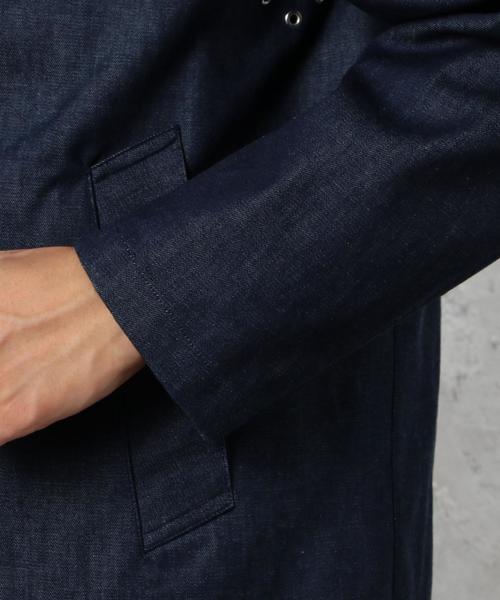 MENS SELBY ステンカラーコート チャコール 38 STORM SEAL】NEW SELBY WITH LINER ニュー セルビー ウィズ