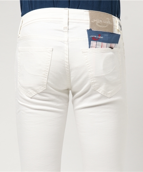 JACOB COHEN（ヤコブコーエン）の「JACOB COHEN ストレッチデニム PW622（デニムパンツ・メンズ・ホワイト・30）」の5枚目の写真