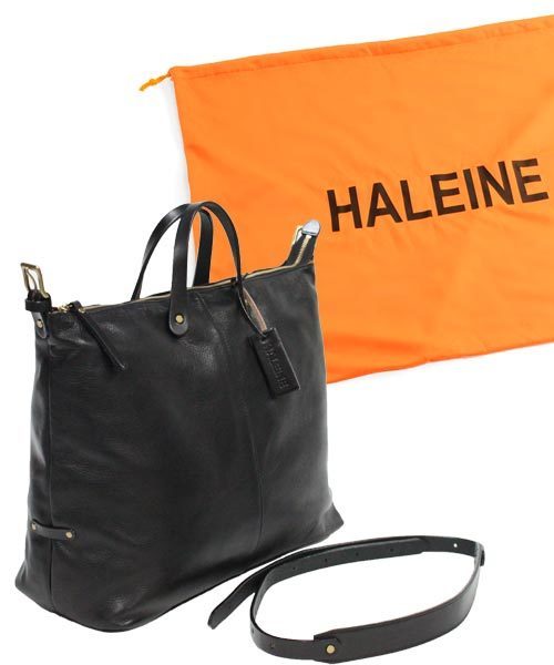 HALEINE(アレンヌ)の「牛革レザーショルダーバッグ(ショルダーバッグ・メンズ・キャメル/ブラック/カーキ/グレー/オレンジ/ブルー・FREE)」の16枚目の写真