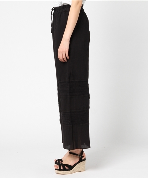 MOUSSY（マウジー）の「LACE COMBI LOOSE PT（その他パンツ・レディース・ブラック/ホワイト/オレンジ系その他・1/2）」の5枚目の写真