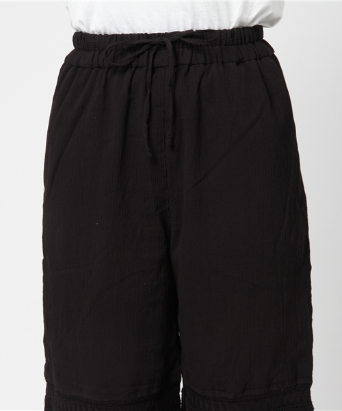 MOUSSY（マウジー）の「LACE COMBI LOOSE PT（その他パンツ・レディース・ブラック/ホワイト/オレンジ系その他・1/2）」の7枚目の写真