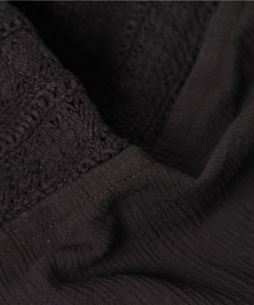 MOUSSY（マウジー）の「LACE COMBI LOOSE PT（その他パンツ・レディース・ブラック/ホワイト/オレンジ系その他・1/2）」の11枚目の写真