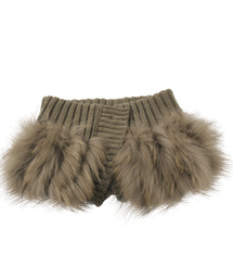 sankyo shokai | ラクーンファー& ニットスヌード(ネックウォーマー/スヌード)