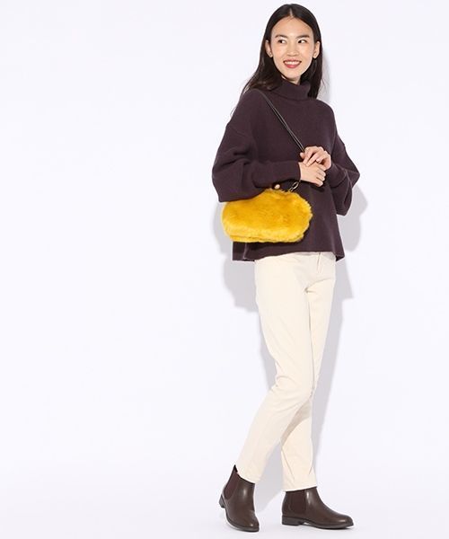 niko and...（ニコアンド）の「オリジナル口金フェイクファーショルダー【niko and ...】（ショルダーバッグ・レディース・グレー/ベージュ/イエロー/ピンク・0）」の20枚目の写真