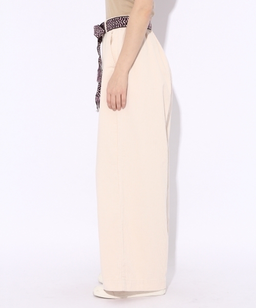 niko and...（ニコアンド）の「エスニックベルトコールパンツ【niko and ...】（その他パンツ・レディース・グリーン/ベージュ/ラベンダー/アイボリー・3/4）」の12枚目の写真