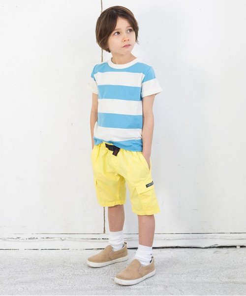 BREEZE（ブリーズ）の「ネット限定無地クライミングパンツ（その他パンツ・キッズ・ネイビー/カーキ/サックスブルー/イエロー・100/110/120/130/140/80/90/95）」の9枚目の写真