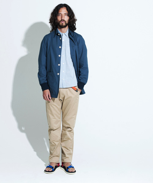 rehacer(レアセル)の「rehacer :People shop coat(ステンカラーコート・メンズ・ベージュ/オレンジ/グリーン系その他・SMALL/MEDIUM/LARGE)」の3枚目の写真