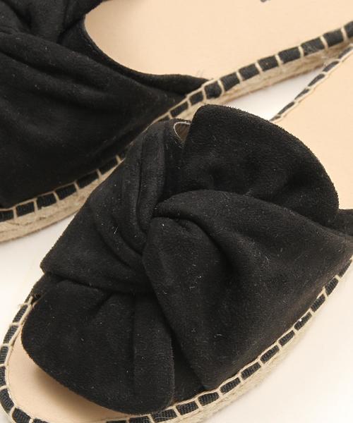 coen（コーエン）の「リボンフラットエスパドリーユサンダル(リボンサンダル)（サンダル・レディース・ブラック/ブルー/レッド/シルバー/イエロー・MEDIUM/LARGE/SMALL）」の7枚目の写真