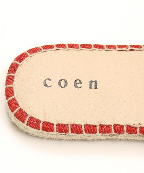 coen（コーエン）の「リボンフラットエスパドリーユサンダル(リボンサンダル)（サンダル・レディース・ブラック/ブルー/レッド/シルバー/イエロー・MEDIUM/LARGE/SMALL）」の20枚目の写真