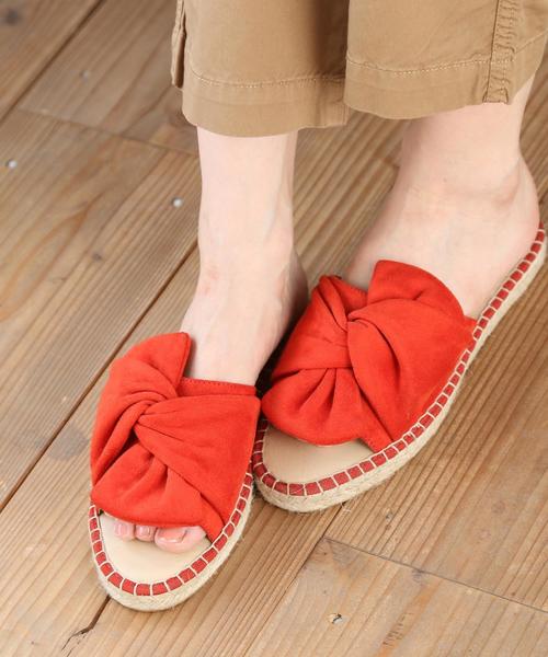coen（コーエン）の「リボンフラットエスパドリーユサンダル(リボンサンダル)（サンダル・レディース・ブラック/ブルー/レッド/シルバー/イエロー・MEDIUM/LARGE/SMALL）」の12枚目の写真