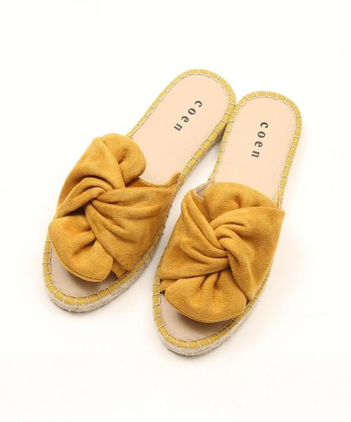 coen（コーエン）の「リボンフラットエスパドリーユサンダル(リボンサンダル)（サンダル・レディース・ブラック/ブルー/レッド/シルバー/イエロー・MEDIUM/LARGE/SMALL）」の16枚目の写真