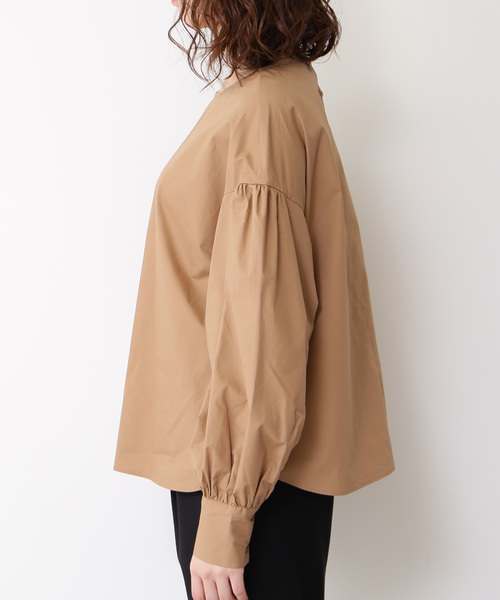 N.（N. Natural Beauty Basic）（エヌエヌナチュラルビューティーベーシック）の「タイプライターボリュームスリーブブラウス（シャツ/ブラウス・レディース・ホワイト/ホワイト系その他/ベージュ/グリーン・MEDIUM）」の18枚目の写真