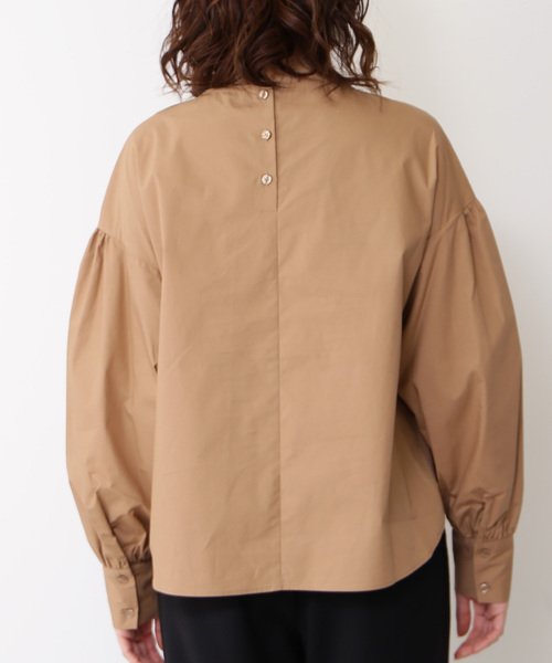 N.（N. Natural Beauty Basic）（エヌエヌナチュラルビューティーベーシック）の「タイプライターボリュームスリーブブラウス（シャツ/ブラウス・レディース・ホワイト/ホワイト系その他/ベージュ/グリーン・MEDIUM）」の19枚目の写真