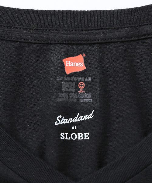 SLOBE IENA（スローブイエナ）の「HANES×SLOBE 別注 USコットン VネックポケットTシャツ◆（Tシャツ/カットソー・レディース・ホワイト/ブラック/グレー系その他/ブラウン/パープル系その他/ピンク・FREE）」の19枚目の写真