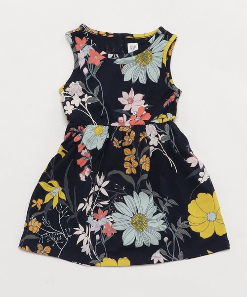 GAP（ギャップ）の「Print Fit and Flare Dress（ワンピース・キッズ・オフホワイト/ネイビー・140cm/120cm/160cm/150cm/130cm/110cm）」の2枚目の写真